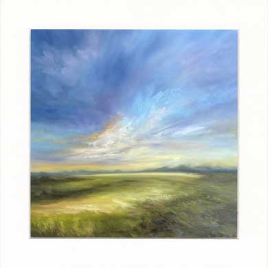 10 by 10 inch square plus window mounted print