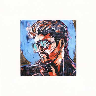 10 by 10 inch square window mounted print