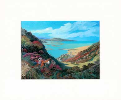 12 by 10 inch window mounted print